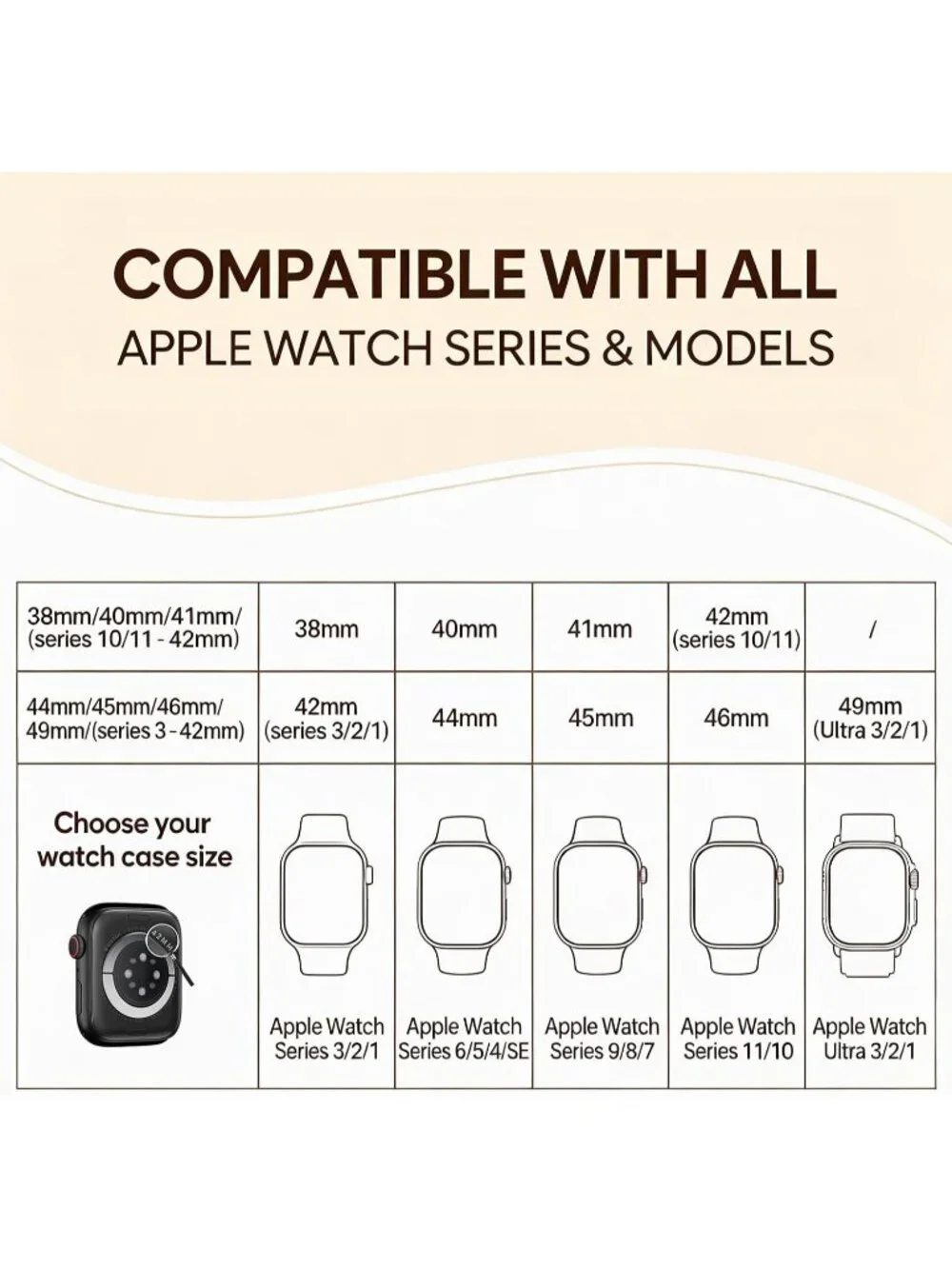 Women's Blue/Silver Braided Leather Strap Compatible with Apple Wrist Watch